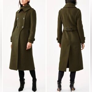 MACKAGE
Women's Elodie Military Wool Coat in Army